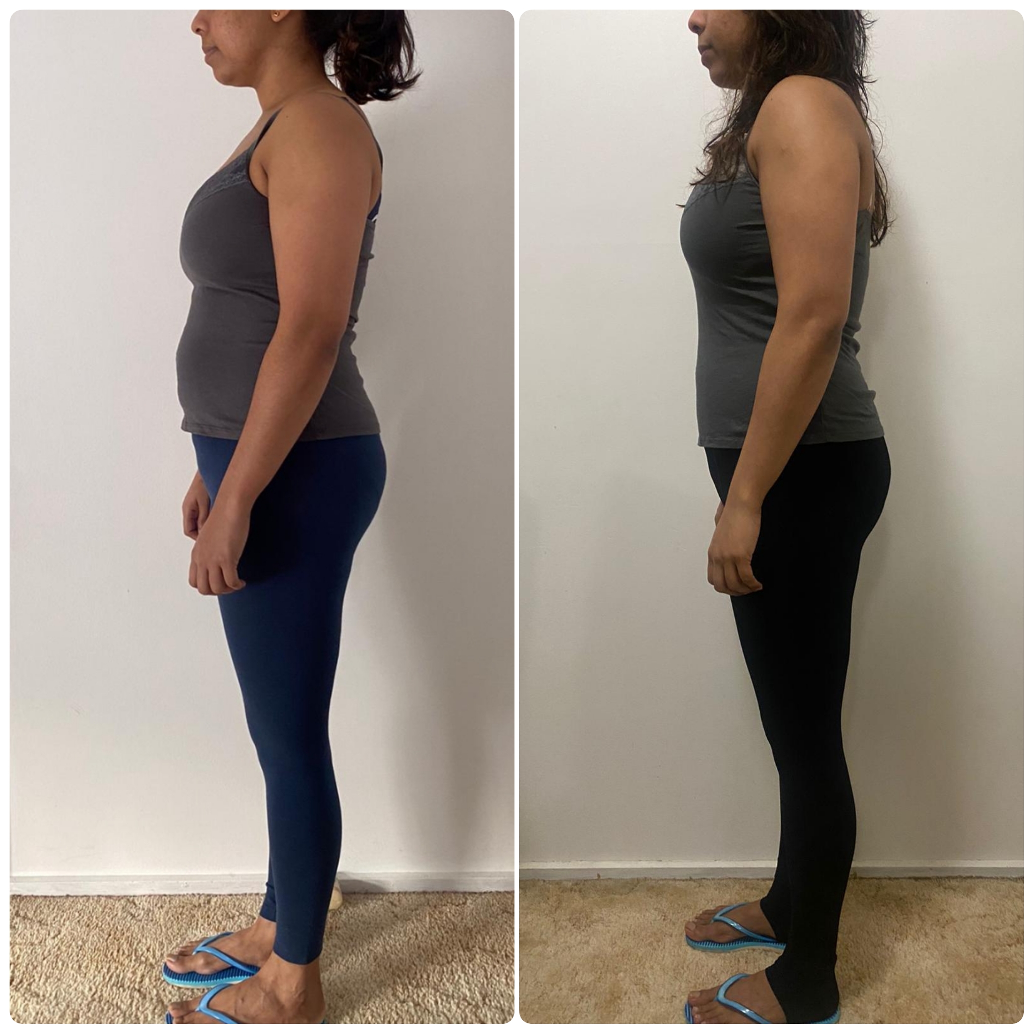 Client transformation before and after
