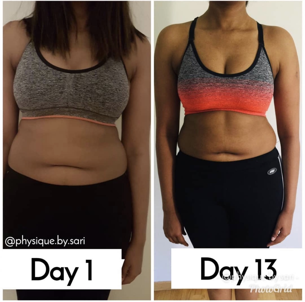 Client transformation before and after