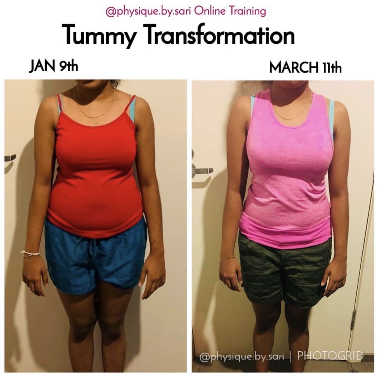 Client transformation before and after