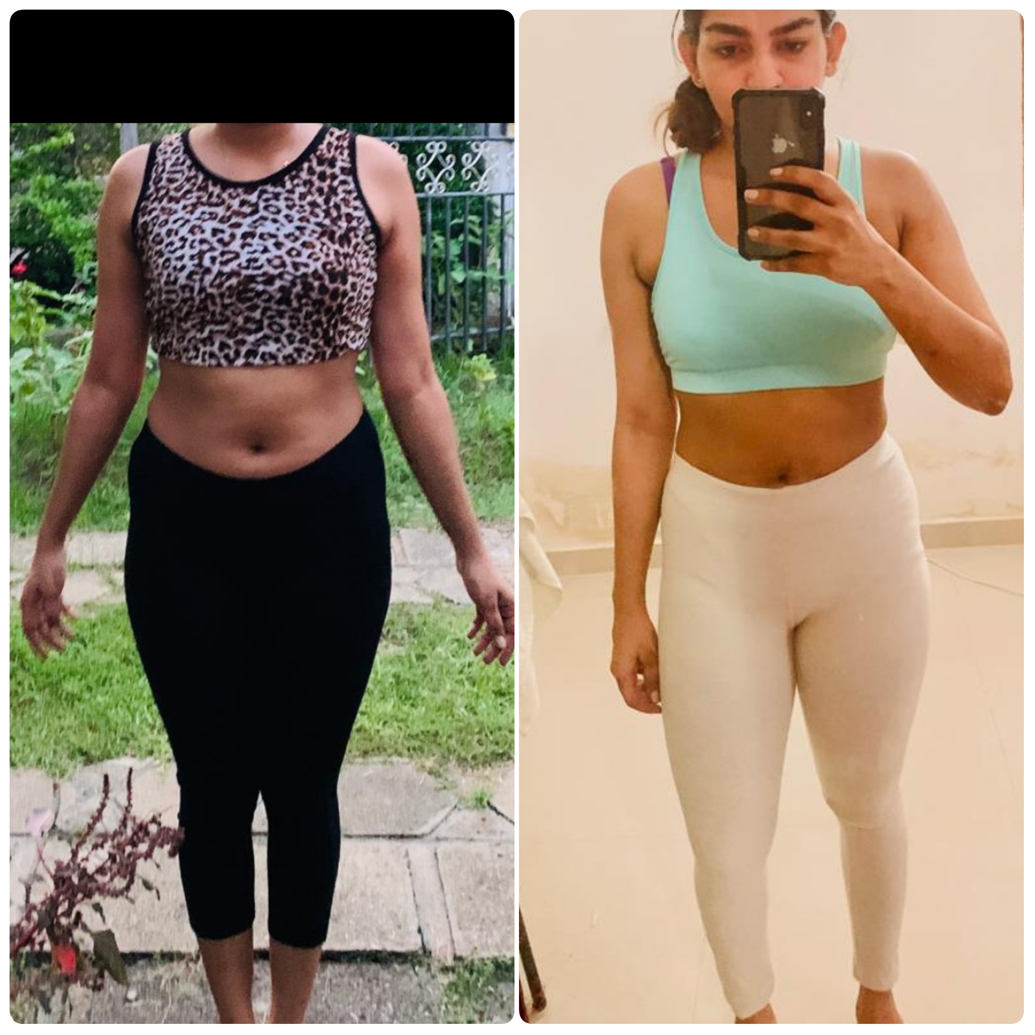 Client transformation before and after