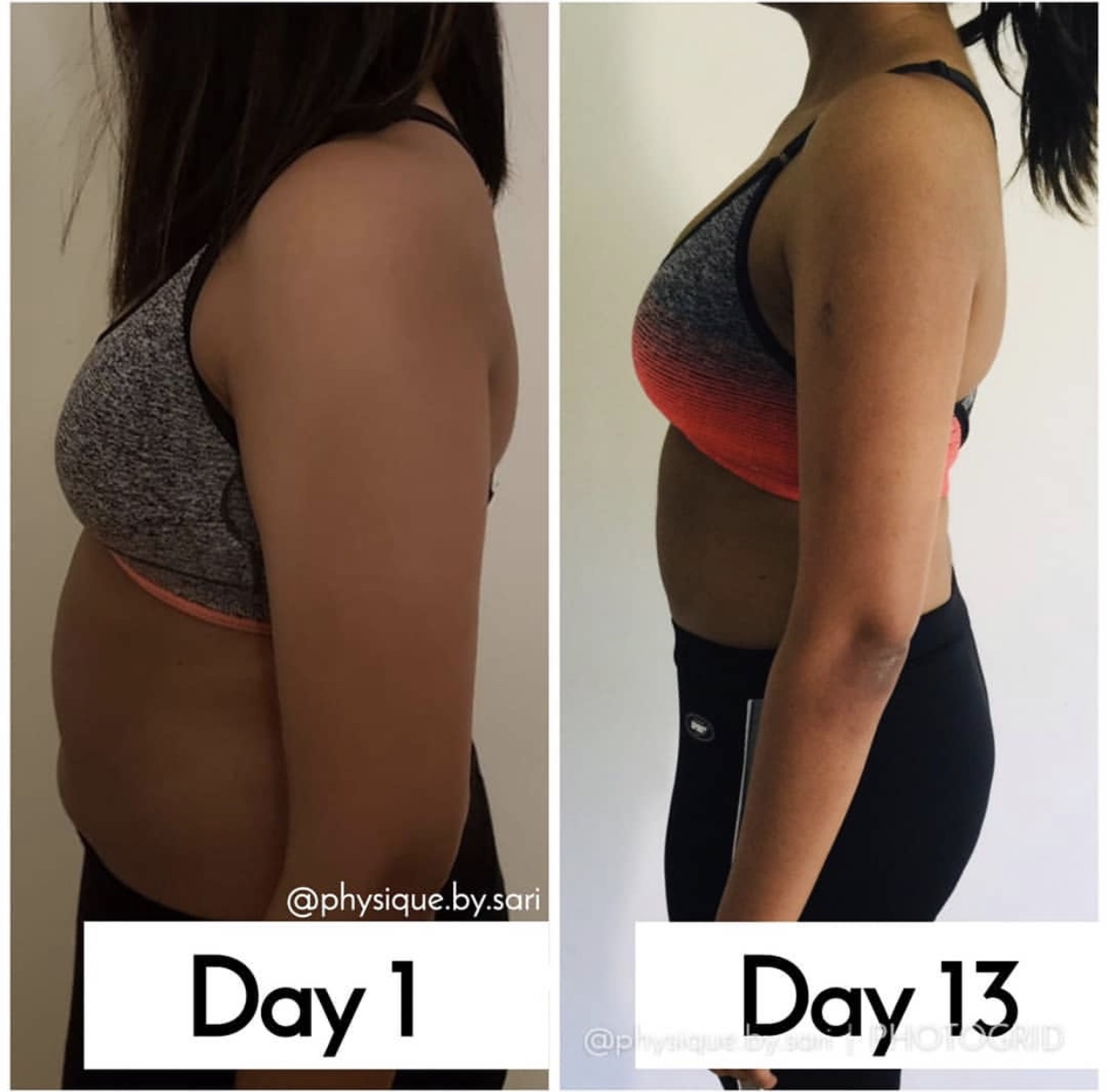 Client transformation before and after